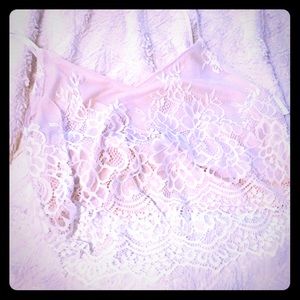 Lace crop top